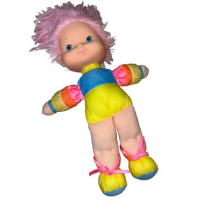 Vintage Mattel Tickled Pink Rainbow Brite 15 &quot;Puppe von Hallmark Cards