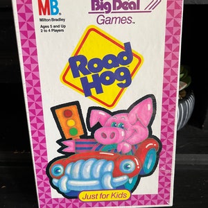 Vintage Road Hog Board Game: 1987 Milton Bradley, Sealed