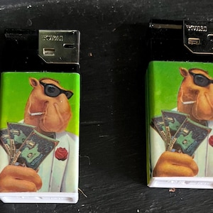 Vintage 1993 Smokin Joe Tokai Lotto Camel disposable lighters | Tobacciana | Set of 2