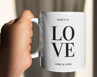 Ceramic Mugs 11oz, Ceramic Mugs 15oz, Valentine's day, Gift for Valentine's Day, Mugs for couples, Matching Mugs, Mugs for Anniversary