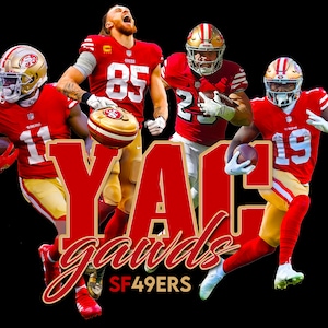49ERS - YAC Gawds DTF/DTG/Sublimacja