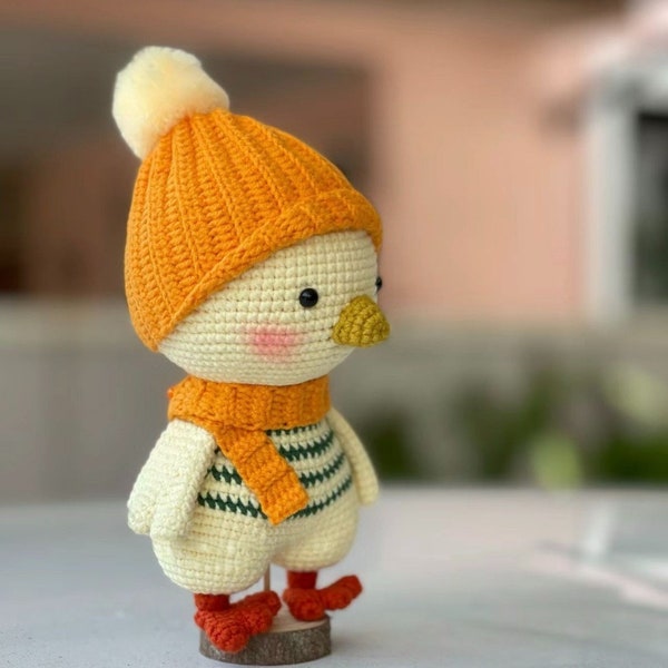 Cute Chicken Crochet PDF Pattern, Crochet Chicken Amigurumi PDF Pattern, Crochet Cute Animal, Chicken Crochet Pattern, Crochet Animal Gift