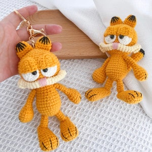 Katze PDF Häkelmuster, süße orange Katze häkeln, Amigurumi Tutorial, niedliche orange Katze häkeln, niedliches Tier häkeln