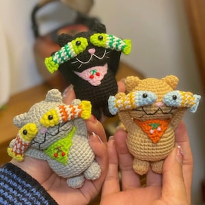 Crochet Cat Like Fish PDF Pattern, Crochet Kitty Amigurumi PDF Pattern, No-sew Crochet Pattern, Cute Cat Keychain, Crochet Animal Gift