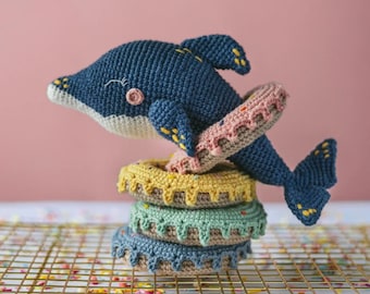 縫わないイルカのかぎ針編みパターン デジタルPDF | かぎ針編みの