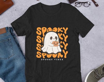 Halloween-t-shirt med läskiga vibbar