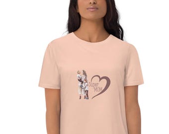 Super Mom T-Shirt | Mother’s Day Gift | Mom and Kids Graphic Tee | Sustainable Cotton Shirt