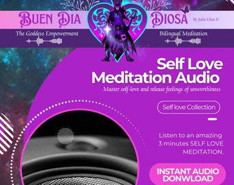 Audio Self Love Guided Meditation, Recording, Audios, Healing Tools, For Self or Clients