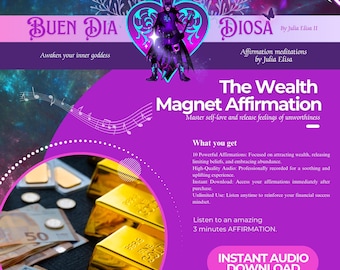Guided Audio Money Magnet Affirmations | Powerful Audio Script to Attract Wealth & Abundance