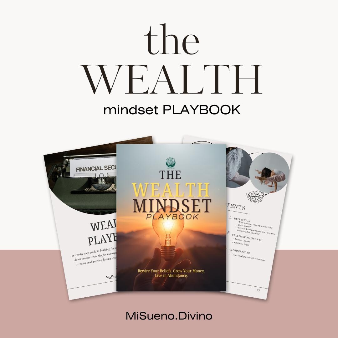 Wealth Mindset Playbook | Money Mindset Journal | Abundance Planner ...