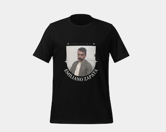 Emiliano Zapata Tribute T-Shirt | Cultural Heritage Design | Tribute to Mexican Icon