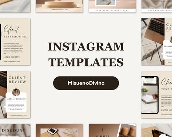 55 modelli Instagram modificabili/post per social media manager/