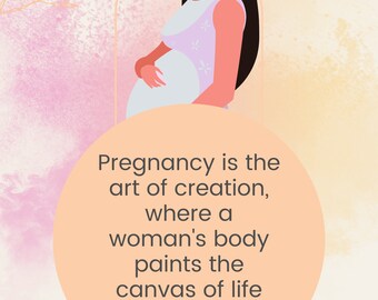 Canvas of Love: Pregnancy Quote