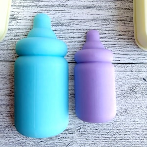 Baby Fläschchen Silikonform | Lebensmittelqualität Silikonform | Schokoladenform | Zuckergussform | Baby Shower Silikon Seifenform