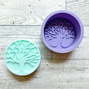 Siliconen mal levensboom | Zen-zeepmal | Siliconen mal van voedingskwaliteit | Chocoladevorm | Snoepvorm | Kleverige mal | Zeepgunstvorm: