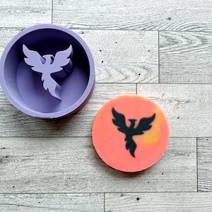 Two-Pour Silicone Soap Mold | Embed Soap Mold | Melt and Pour Silicone Mold | Conditioner Bar Mold | Lotion Bar | Balm Bar | Phoenix Mold