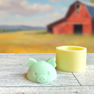 Silikonform Schwein | Lebensmittelqualität Silikonform | Schokoladenform | Zuckergussform | Wachs Schmelzform | Seifenform einbetten | Seifenform