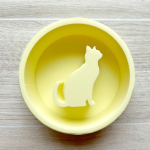 Cat twee-pour siliconen zeepvorm | Smelt- en giet siliconen mal | Zeepmal voor katten