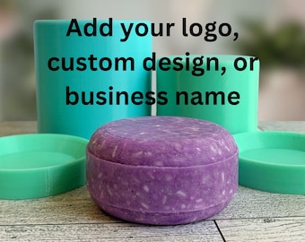 Logo Shampoo Bar Mold | Custom Logo Shampoo Bar Mold | Logo Shampoo Mold | Shampoo Bar Mold with Logo | Logo Shampoo Press | Puck Logo Mold