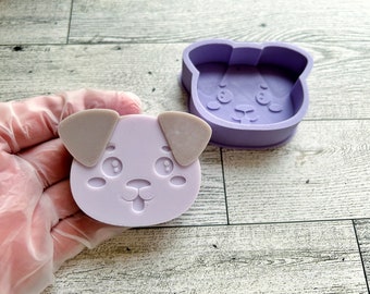 Moule en silicone pour chien | Moule pour barre de lotion | Moule à savon en silicone