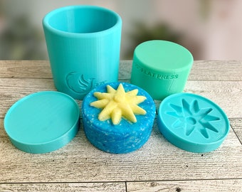 Presse à Vapeur Pour Sels De Bain DIY - Kit Complet Avec Moules Pour Fabriquer Vos Bombes De Bain Et Tablettes De Douche Maison