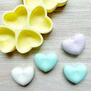 Small Hearts Silicone Mold | Soap Embed Mold | Wax Mold | Chocolate Mold | Candy Mold | Food Grade Silicone Mold | Valentine&#39;s Day Mold