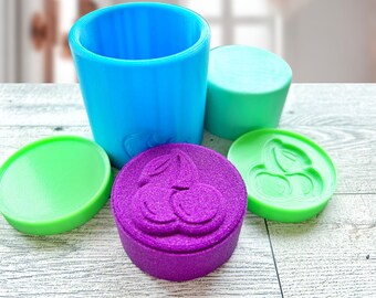 Shampoo Bar Mold | Cherries Shampoo Bar Hand Press | Syndet Bar | Shower Steamer Press | Bath Bomb Mold | Solid Shampoo |