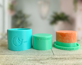 Disc Mold | Shampoo Bar Press | Shower Steamer Mold | Hand Press | Zero Waste | Syndet Bar | Bath Bomb Mold | 3D Printed Mold Hand Presse