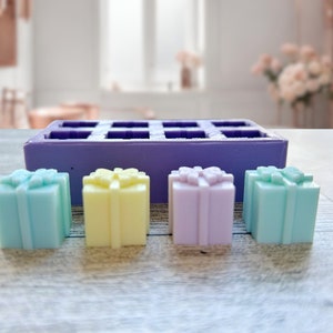 Silikonform kleine Geschenke | Wachs Schmelzform | Top-Seifenform | Weihnachtsform | Geburtstags-Schokoladenform | Zuckergussform | Lebensmittelqualität Silikonform