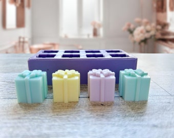 Tiny Gifts Silicone Mold | Wax Melt Mold | Soap Top Mold | Christmas Mold | Birthday Chocolate Mold | Candy Mold | Food Grade Silicone Mold