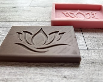 Custom Small Chocolate Bar Mold | Add Your Logo | Food Grade Silicone Mold | Personalized Mold | Chocolate Square Mold