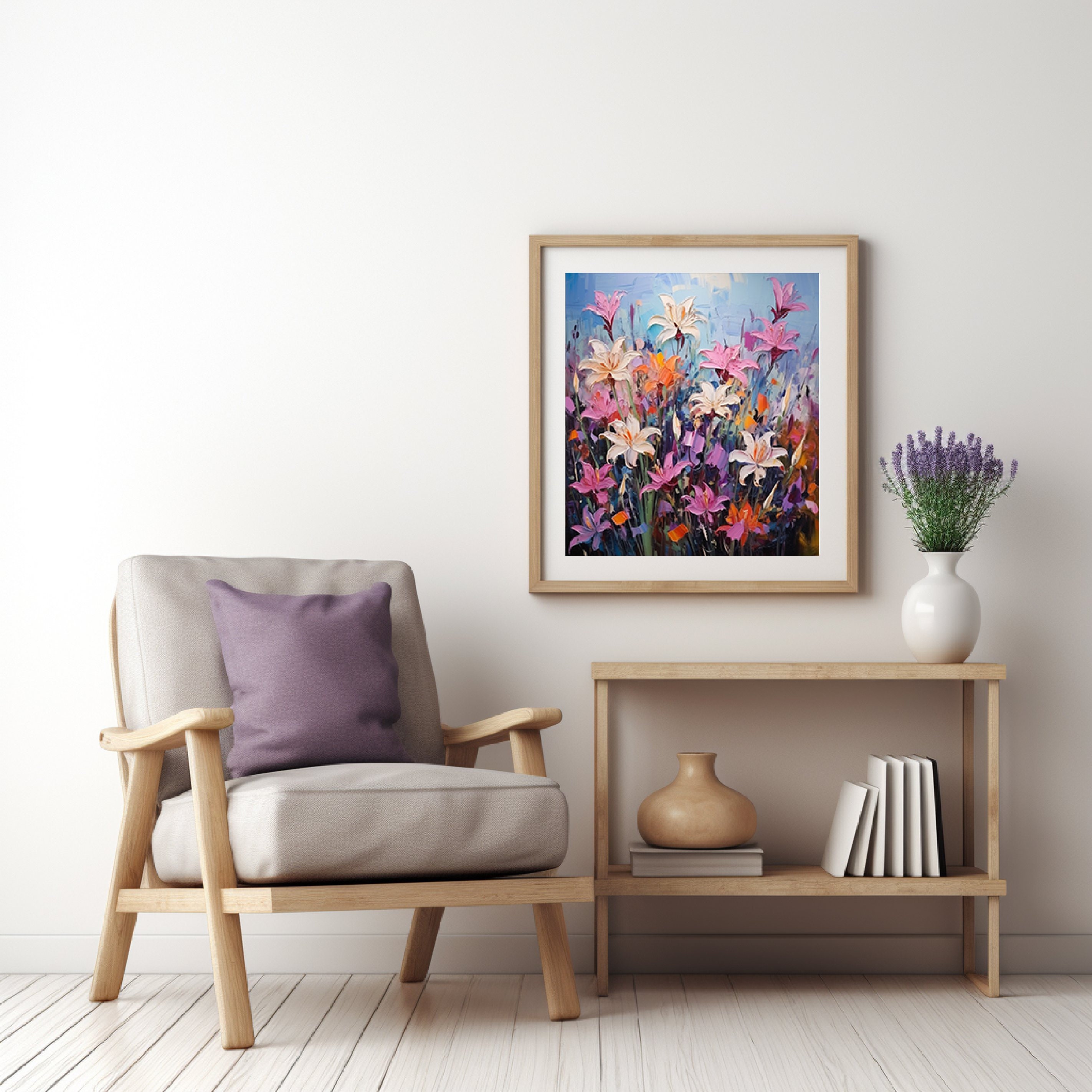 Purple Flowers in the Spring - Etsy