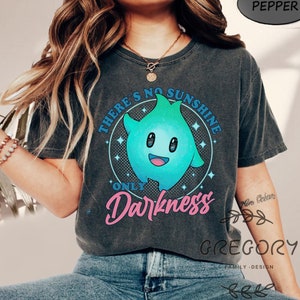 Es gibt keinen Sonnenschein nur Dunkelheit Komfort Farben Shirt, Luna Star Sweatshirt, The Super Mario Bros Film Shirt, Mario Trip, Cute Super Mario