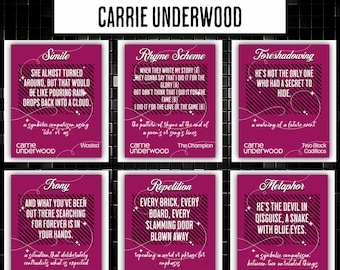 Literary Devices: Carrie Underwood