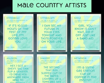Literary Devices: Male Country Music Artists