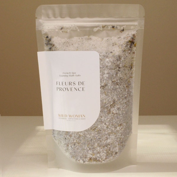 Fleurs De Provence | Soothing and Foaming | Lavender & Epsom Bath Salts | Skin Nourishment | Luxurious French Spa
