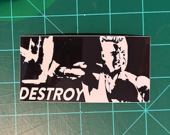 2 Rocky Movie Stickers | Ivan Drago DESTROY Rocky 4 | Boxing Sticker | Vinyl Sticker | High Quality Stickers | Rocky Balboa Italian Stallion
