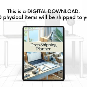 Dropshipping Planner Drop Shipping eBook | Side Hustle Planner Template | Ecommerce Guide | Dropship Vendor | Side Hustle | Digital Download image 7