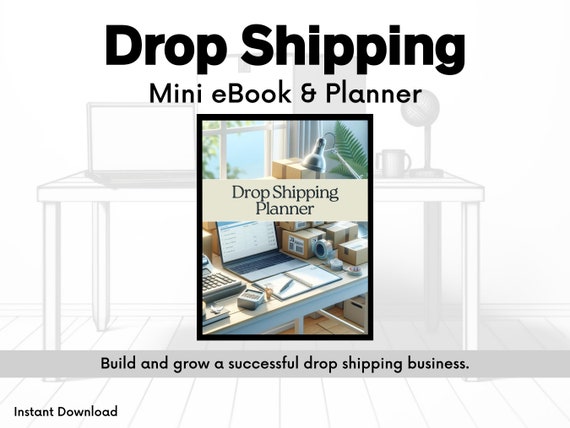Dropshipping Planner Drop Shipping eBook | Side Hustle Planner Template | Ecommerce Guide | Dropship Vendor | Side Hustle | Digital Download