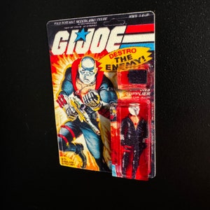 GI Joe Magnet | Vintage Card Figure Refrigerator Magnets | GIjoe Gift | Custom Fridge Magnet