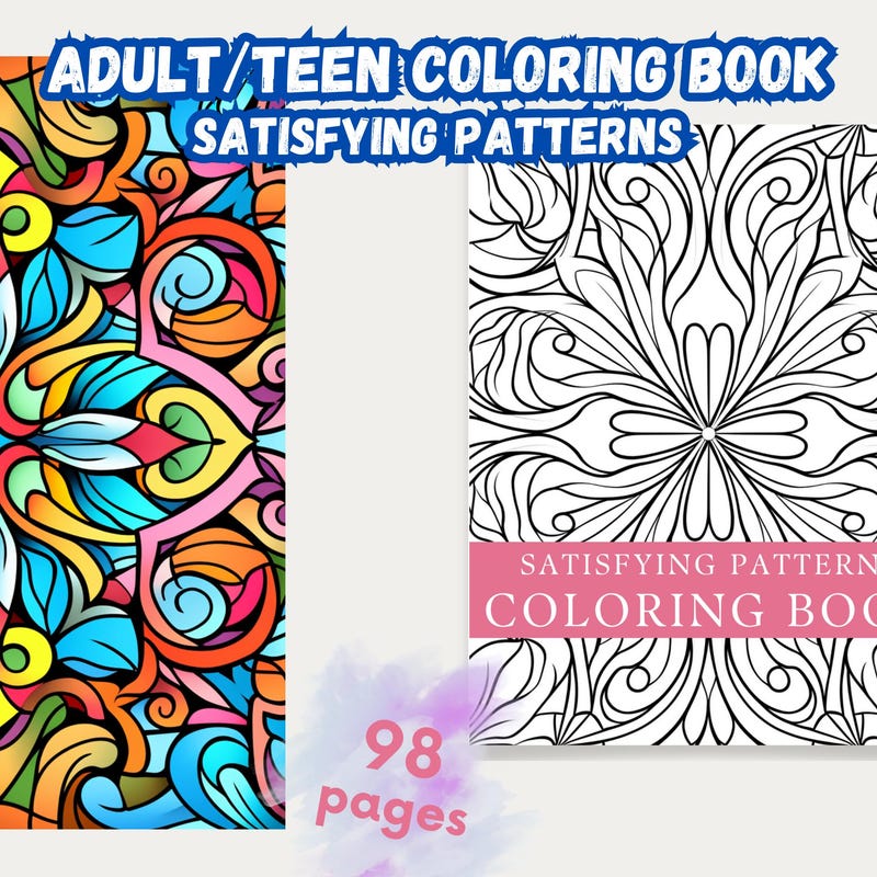 Pattern Satisfactories Coloring Satisfying patterns - Etsy Espa帽a