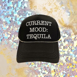 TEQUILA TRUCKER HAT, gorra de camionero personalizada, gorra de camionero