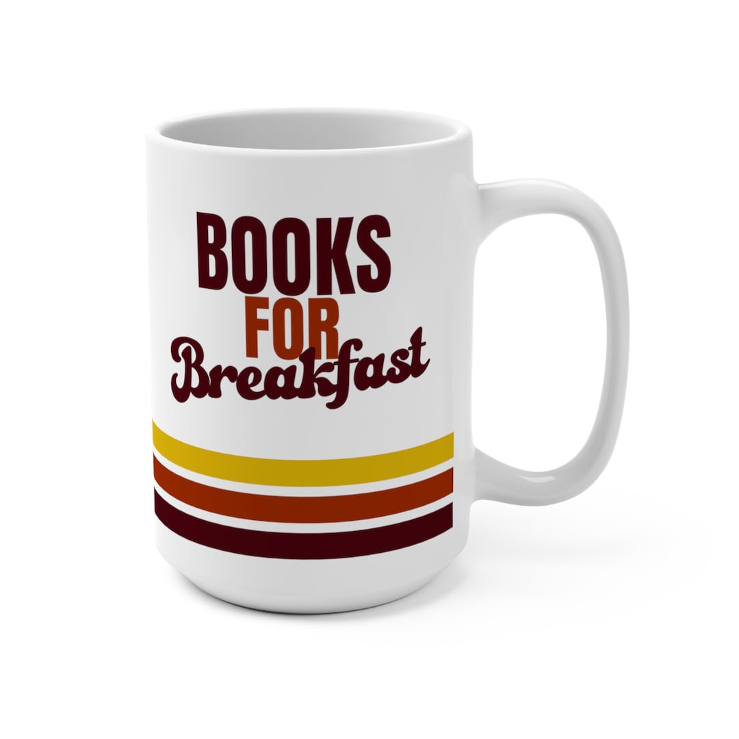 Retro Coffee Mugs Books, Retro Coffee Mugs With Funny Saying, Mugs About Books, Mugs for College