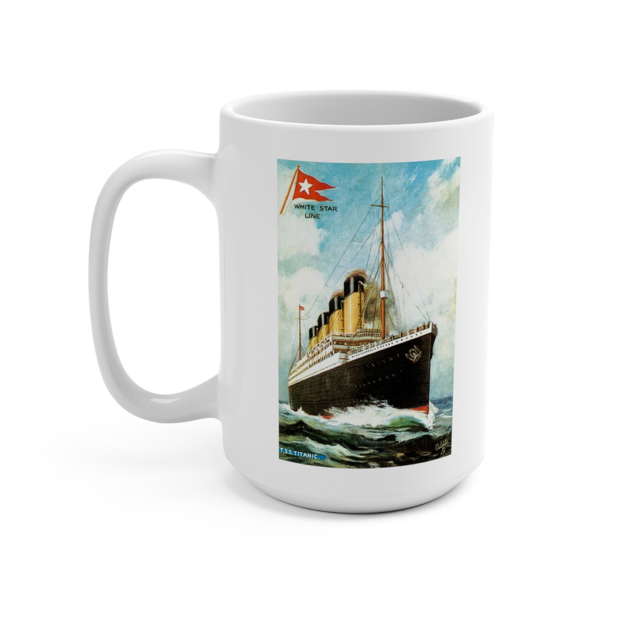 Titanic Mug, Titanic Ship Mug, Titanic Coffee Mug, Titanic Ship Coffee