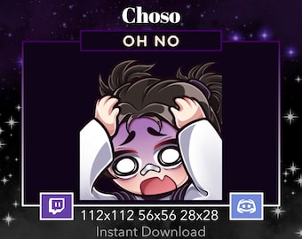 Choso Jujutsu Kaisen Ohno, Fail  Meme Emote, Twitch, Discord, Stream, Kawaii, Ohno, ThisIsFine Love, No, Smirk, Jjk