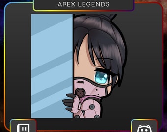 Apex Legends Emote Wraith Void Specialist Lurk, Hiding. Emote Twitch, Emote Discord, Stream, Gaming