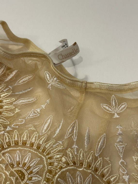 Vintage French Lace Chantelle Panty Spun Gold & Ye