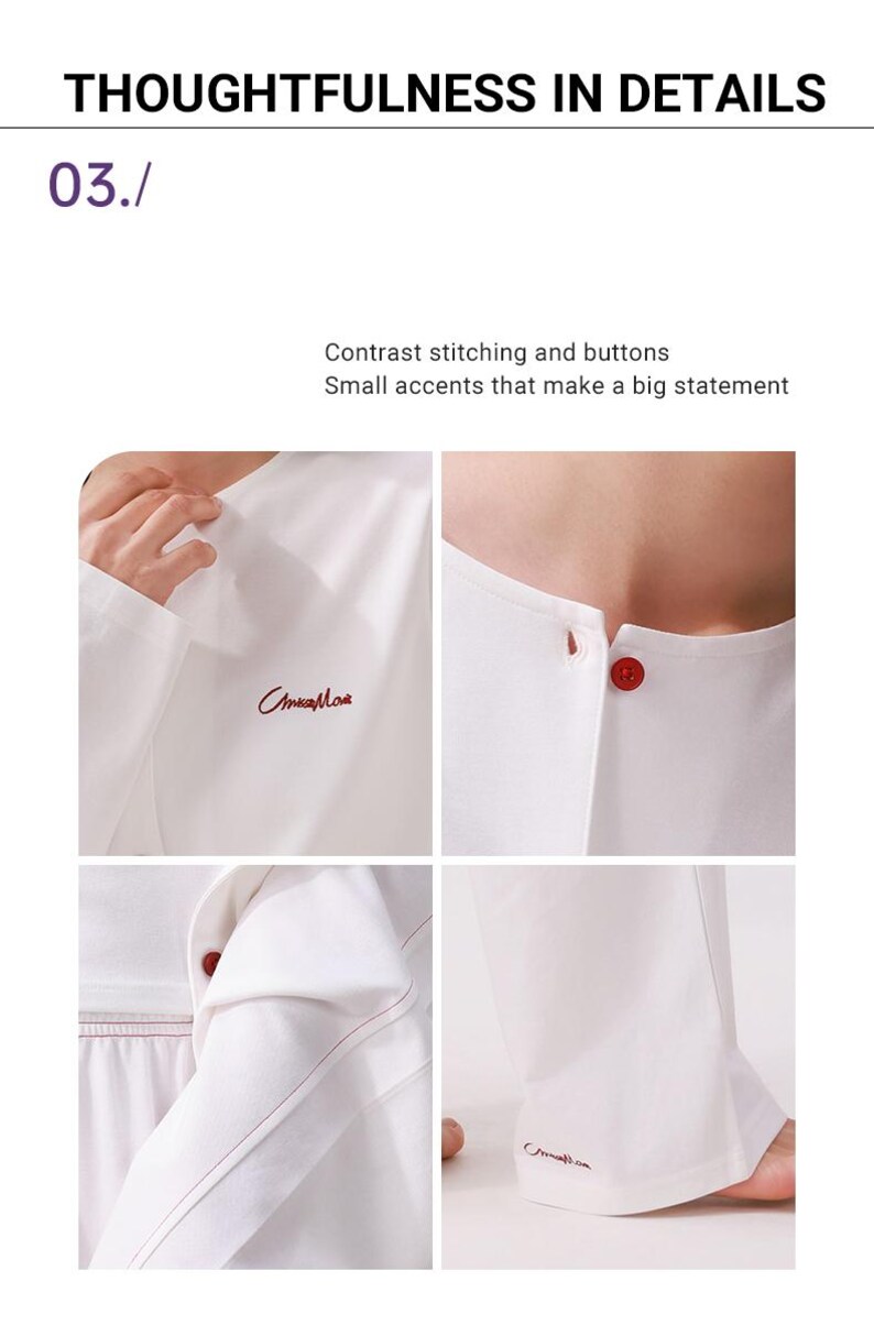 May include: White long-sleeve shirt with red stitching and a red button. The shirt has a small red embroidered logo that says "Стка Май".
