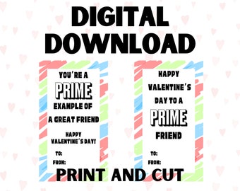 Prime Drink Valentine Teen valentines Drink Valentines Instant Download Prime