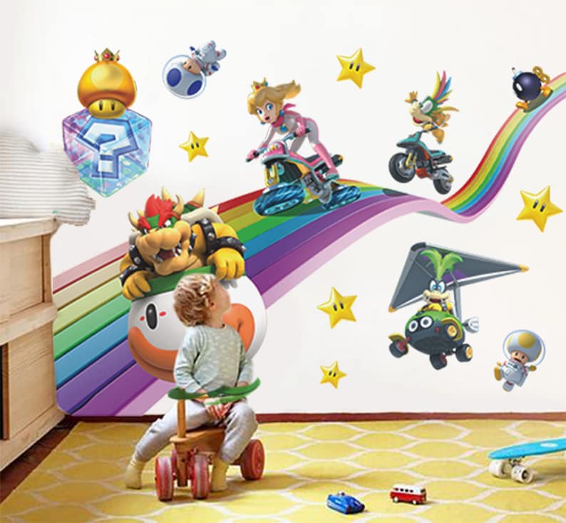 Produktbild von Mario Wandaufkleber 40x60 Cm – Wandtattoo Aus Papier Für Wohnzimmer, Kinderzimmer, Als Fan-Geschenk